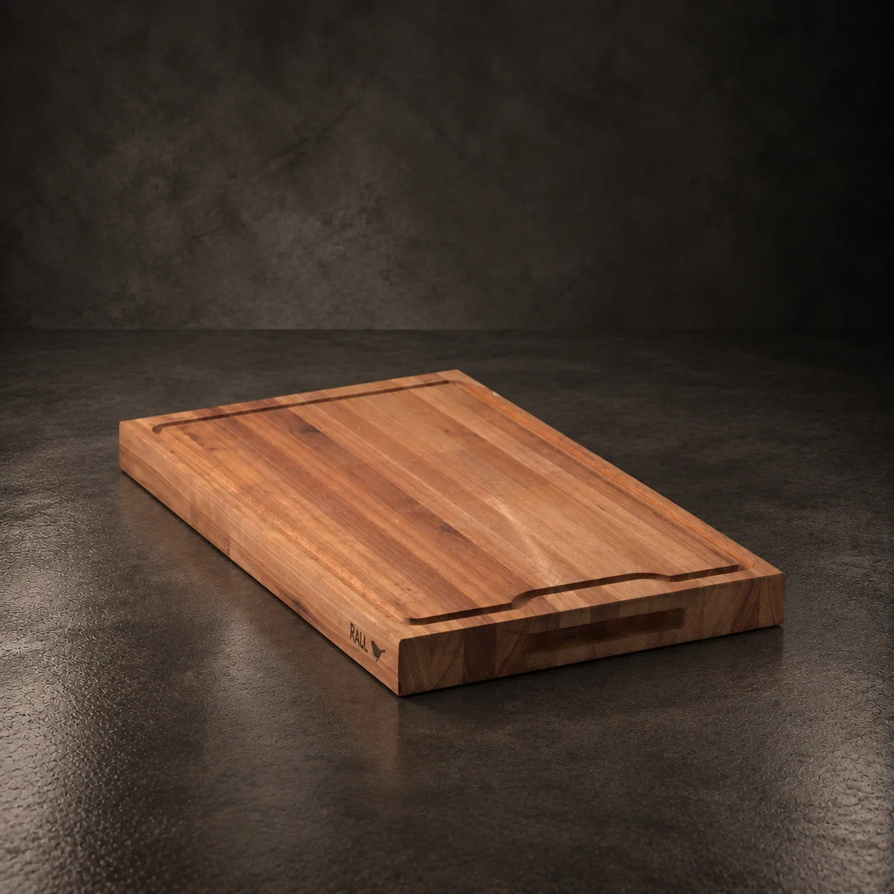 La tabla gruesa Atuel, sobre piedra oscura
